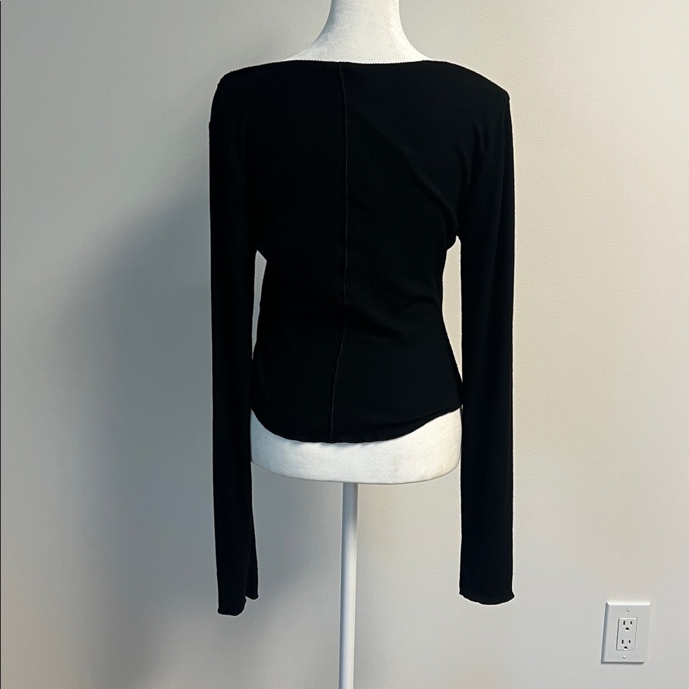 Free People Keep It Basic Layering Long Sleeve Bl… - image 4